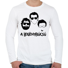 PRINTFASHION Másnaposok legénybúcsú - Férfi hosszú ujjú póló - Fehér