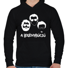 PRINTFASHION Másnaposok legénybúcsú  - Férfi kapucnis pulóver - Fekete