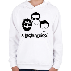 PRINTFASHION Másnaposok legénybúcsú - Gyerek kapucnis pulóver - Fehér