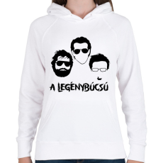 PRINTFASHION Másnaposok legénybúcsú - Női kapucnis pulóver - Fehér