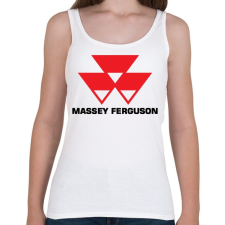 PRINTFASHION Massey-Ferguson - Női atléta - Fehér női trikó