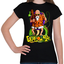 PRINTFASHION master roshi - Női póló - Fekete női póló