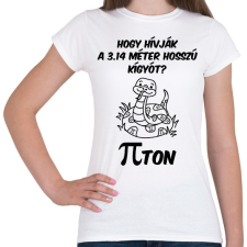 PRINTFASHION Matek kígyó - Női póló - Fehér női póló