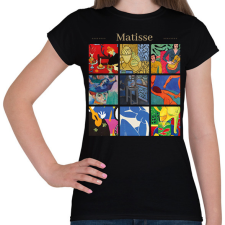 PRINTFASHION Matisse - részletek - Női póló - Fekete női póló