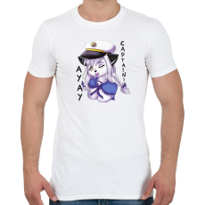 PRINTFASHION Matróz blúzban - Férfi póló - Fehér