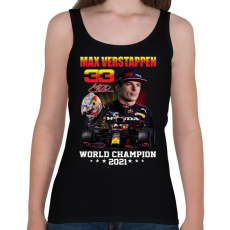 PRINTFASHION Max Verstappen 2021 - Női atléta - Fekete