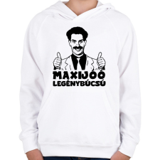 PRINTFASHION Maxijó legénybúcsú - Gyerek kapucnis pulóver - Fehér gyerek pulóver, kardigán