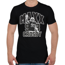 PRINTFASHION Maxx Crosby #98 - Férfi póló - Fekete férfi póló