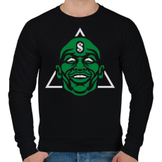 PRINTFASHION Mayweather - Férfi pulóver - Fekete