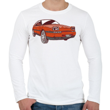 PRINTFASHION Mazda 323F BG - Férfi hosszú ujjú póló - Fehér férfi póló