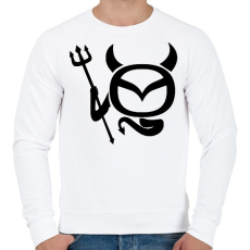 PRINTFASHION Mazda Devil - Férfi pulóver - Fehér