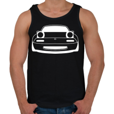 PRINTFASHION Mazda mx5 Fehér - Férfi atléta - Fekete atléta, trikó