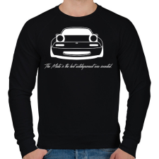 PRINTFASHION Mazda mx5 - Férfi pulóver - Fekete férfi pulóver, kardigán