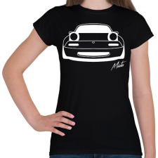 PRINTFASHION Mazda mx5 Miata - Női póló - Fekete női póló