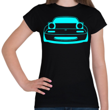 PRINTFASHION Mazda mx5 - Női póló - Fekete női póló
