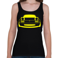 PRINTFASHION Mazda mx5 Sárga - Női atléta - Fekete női trikó