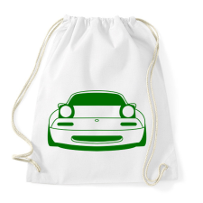 PRINTFASHION Mazda mx-5 Zöld - Sportzsák, Tornazsák - Fehér tornazsák