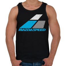 PRINTFASHION Mazda Speed - Férfi atléta - Fekete