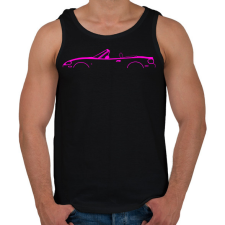 PRINTFASHION MazdaMBpink - Férfi atléta - Fekete atléta, trikó