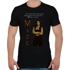 PRINTFASHION maze - Férfi póló - Fekete férfi póló