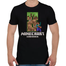 PRINTFASHION MC - Egyedi Név és Évszám - Férfi póló - Fekete