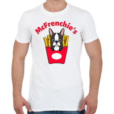 PRINTFASHION mcfrenchie - Férfi póló - Fehér férfi póló