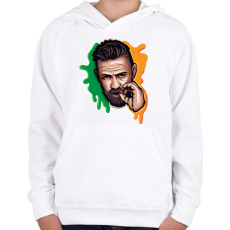 PRINTFASHION McGregor - Gyerek kapucnis pulóver - Fehér