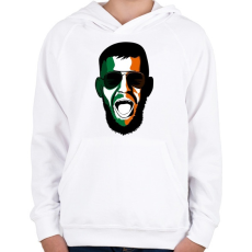 PRINTFASHION McGregor - Gyerek kapucnis pulóver - Fehér