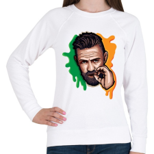PRINTFASHION McGregor - Női pulóver - Fehér női pulóver, kardigán