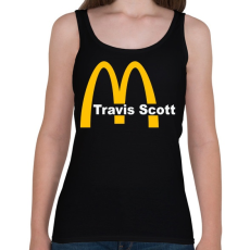 PRINTFASHION McTravis - Női atléta - Fekete