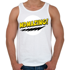 PRINTFASHION Mdmazing! - Férfi atléta - Fehér