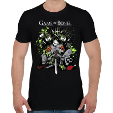 PRINTFASHION MediEvil - Game Of Bones - Férfi póló - Fekete