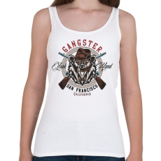 PRINTFASHION Medve 07 - San Francisco Gangster - Női atléta - Fehér