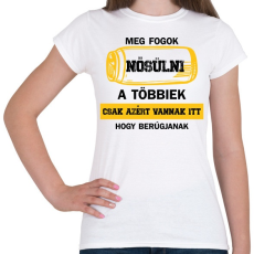 PRINTFASHION Meg fogok nősülni - Sörösdoboz - Fehér - Női póló - Fehér