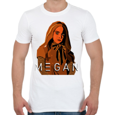 PRINTFASHION megan doll - Férfi póló - Fehér