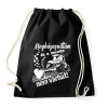 PRINTFASHION Megházasodtam de a munka nem várhat - Sportzsák, Tornazsák - Fekete