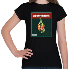 PRINTFASHION Meghívhatsz - Női póló - Fekete