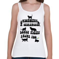 PRINTFASHION Meghoztuk a szerencséd - Női atléta - Fehér