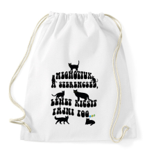PRINTFASHION Meghoztuk a szerencséd - Sportzsák, Tornazsák - Fehér tornazsák