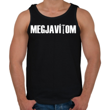 PRINTFASHION Megjavítom - Férfi atléta - Fekete atléta, trikó