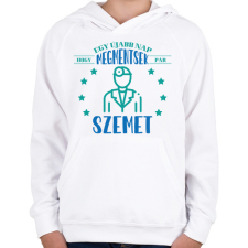 PRINTFASHION Megmentek pár szemet - Gyerek kapucnis pulóver - Fehér gyerek pulóver, kardigán