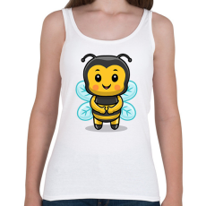 PRINTFASHION Méhecske 3 - Női atléta - Fehér