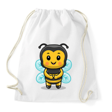 PRINTFASHION Méhecske 3 - Sportzsák, Tornazsák - Fehér tornazsák