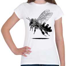 PRINTFASHION Méhecske / Méh rajz - Női póló - Fehér