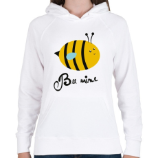 PRINTFASHION Méhecske - Női kapucnis pulóver - Fehér