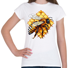 PRINTFASHION Méhecske  - Női póló - Fehér női póló