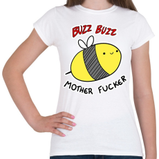 PRINTFASHION Méhecske Thug Life - Női póló - Fehér