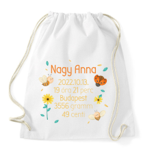 PRINTFASHION Méhecskék baba adatok - Sportzsák, Tornazsák - Fehér tornazsák