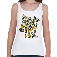 PRINTFASHION Méhek - Női atléta - Fehér