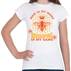 PRINTFASHION Méhész anya - Női póló - Fehér